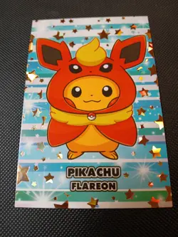 Pokemon 2024 Card Database Attacks Poncho Pikachu Flareon Hood Peru GOLD Crack - Image 1