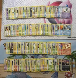 Vintage Pokemon Card Lot Fire Ninetales Blastoise Etc 225+ - Image 1