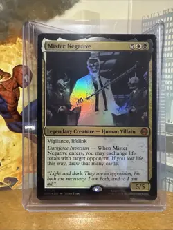 NM Foil Mister Negative, MTG, Marvel's Spider-Man, Magic the Gathering, 135 - Image 1