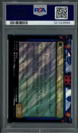 2025 MTG Final Fantasy Borderless Surge Foil #0526 Fang Fearless I'cie PSA 10 - Image 2