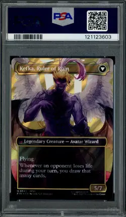 2025 MTG Final Fantasy Borderless Surge Foil #0543 Kefka Surge Foil PSA 10 - Image 2