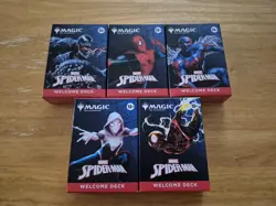 Spider-Man Magic the Gathering Welcome Deck Complete Set NEW- Never Opened 2025 - Image 1