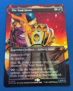 THE SOUL STONE Borderless Foil - Magic The Gathering: Spider-Man #243 - Image 2