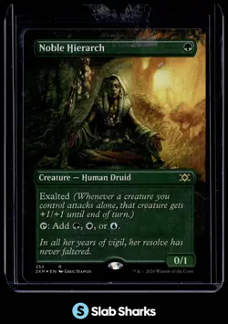 2020 MAGIC THE GATHERING DOUBLE MASTERS #352 NOBLE HIERARCH RARE - Image 1