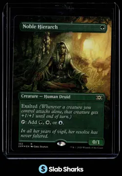 2020 MAGIC THE GATHERING DOUBLE MASTERS #352 NOBLE HIERARCH RARE - Image 1