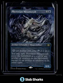 2020 MAGIC THE GATHERING DOUBLE MASTERS #341 PHYREXIAN METAMORPH FOIIL - Image 1