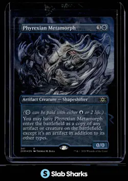 2020 MAGIC THE GATHERING DOUBLE MASTERS #341 PHYREXIAN METAMORPH FOIL - Image 1