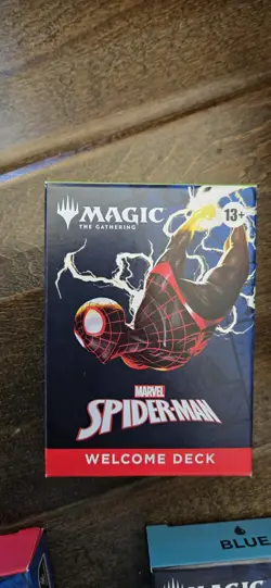 2025 SDCC MAGIC THE GATHERING MARVEL SPIDER-MAN WELCOME DECK GREEN MORALES SET - Image 1