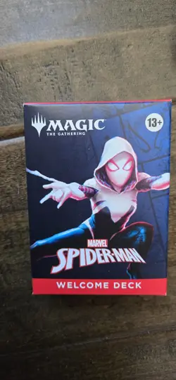 2025 SDCC MAGIC THE GATHERING MARVEL SPIDER-MAN WELCOME DECK RED SPIDER-GWEN SET - Image 1