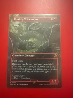 Hunting Velociraptor (Borderless) Universes Beyond: Jurassic Pikachu World... - Image 1