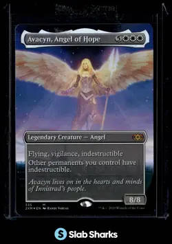 2020 MAGIC: THE GATHERING DOUBLE MASTERS #335 AVACYN, ANGEL OF HOPE RARE FOIL - Image 1