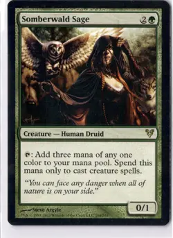 Somberwald Sage LP* Avacyn Restored ENGLISH 194/244 mtg -UnltdCards - Image 1