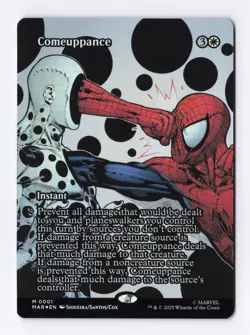 Comeuppance (Borderless) (Foil) 1 (M) MTG Marvel's Spider-Man Eternal-Legal MAR - Image 1