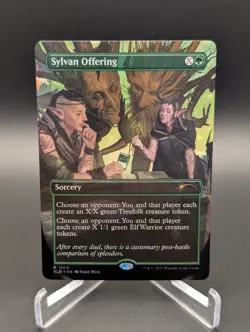 Sylvan Offering (Rainbow Foil) Secret Lair Drop Foil - Image 1