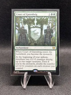 MTG Court of Garenbrig (033) *Non-Foil* Extended Art Wilds of Eldraine WOC MT/NM - Image 1