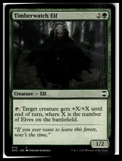 Commander: Kaldheim #76 Timberwatch Elf - Image 1