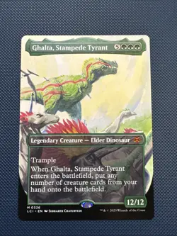 MTG Ghalta, Stampede Tyrant (Borderless) - The Lost Caverns of Ixalan (LCI) NM - Image 1