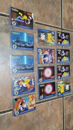 Vintage BK Pokemon PokeTrivia cards Burger King [ 1999 ] Lot of 13 Cards - Image 2
