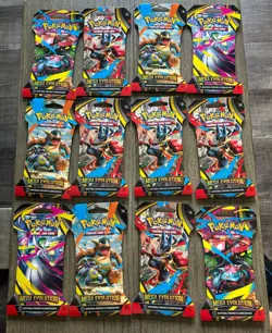 NEW Sealed Pokemon TCG Mega Evolution Sleeved Booster Packs - x12 Booster Packs - Image 1