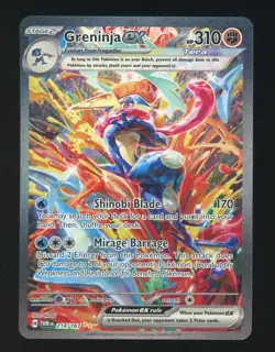 2024 POKEMON TWM EN-TWILIGHT MASQUERADE #214 GRENINJA EX - Image 1