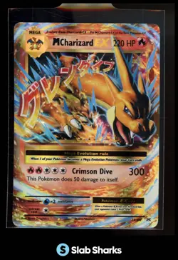 2016 POKEMON XY EVOLUTIONS #13/108 MEGA CHARIZARD HOLO - Image 1