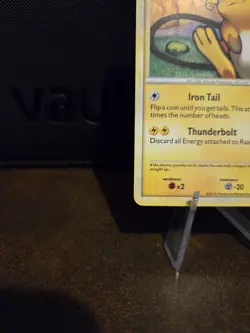 Pokemon TCG Raichu 10/123 Holo Rare HGSS Deck Exclusive 🌟CRACKED ICE🌟 2010 - Image 5