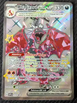 Pokemon TCG Scarlet & Violet Promos 074 Ultra Rare (Shiny) Charizard EX M/NM - Image 1