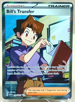 Sv: Scarlet & Violet 151 - Bill's Transfer Ultra Rare #194/165 Pokemon TCG - Image 1
