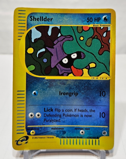 Shellder 129/165 Reverse Holo Common Expedition Pokemon 7583 - Image 1