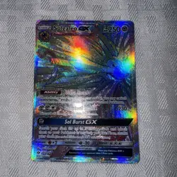 Pokemon Sun & Moon TCG Solgaleo GX 155/149 Holo Secret Rainbow Rare NM/MT - Image 1
