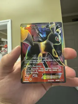 Pokemon TCG Umbreon EX 119/124 NM Full Art Ultra Rare XY Fates Collide - Image 1