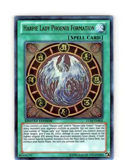Yu-Gi-Oh Harpie Lady Phoenix Formation LC04-EN002 Limited Edition Ultra Rare NM - Image 1