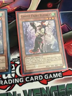 Yu-Gi-Oh! TCG Ghost Fairy Elfobia 1st Edition Super Rare LTGY-EN085 x3 - Image 5