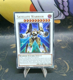 Yu-Gi-Oh Card - LED6-EN023 - SATELLITE WARRIOR (ultra rare holo) -LP - Image 1