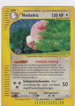 Pokemon Card Aquapolis No. H6/H32 Blissey Holo German 1 - Image 1