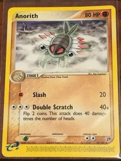 2003 EX - Sandstorm Anorith #28 Non Holo Pokemon Card - Image 1
