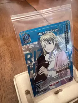Union Arena TCG Foil Winner Card Riza Hawkeye UEPR/FMA-1-050 English Set of 2 - Image 4