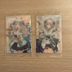 Hololive Trading Card Peko Mari Noelle Holo Rare Condition - Image 1