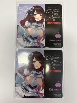 Hololive Roboco JOYSOUND Coaster Yellow Single Card Selection Minor - Image 1