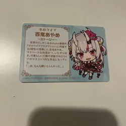 Hololive Ayame Trading Card Bandai 2016 Holo Rare Illustration - Image 2