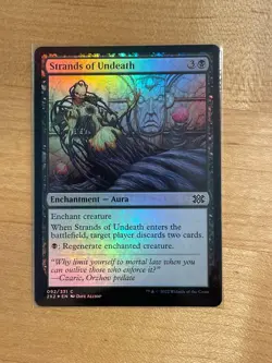 MTG NM Strands of DEath Foil [Double Masters] - Image 1