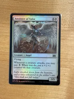 MTG NM Anointer of Valor Foil [Double Masters] - Image 1