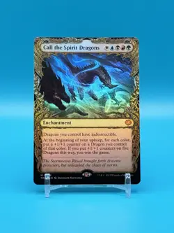 Call The Spirit Dragons (Showcase) - MTG - Tarkir: Dragonstorm - Foil - NM - Image 1