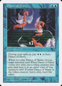 MTG Fifth Edition 5E Dance of Many LP+ - Image 1