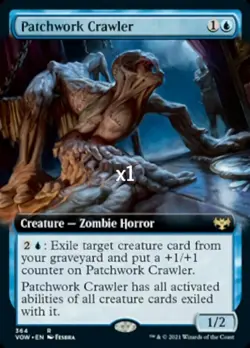 MTG Borderless Innistrad: Crimson Vow VOW Patchwork Crawler MINT - Image 1