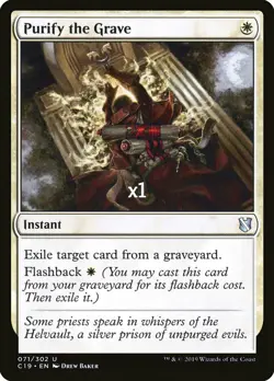 MTG Commander 2019 C19 Purify the Grave MINT - Image 1