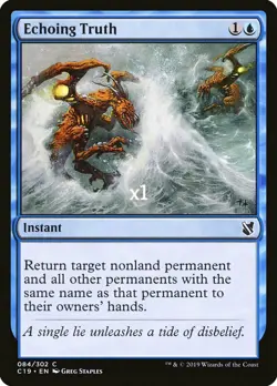 MTG Commander 2019 C19 Echoing Truth MINT - Image 1