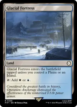 Glacial Fortress #266 R Fallout Commander MTG MAGIC LAND O25 - Image 1