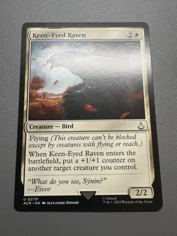 Keen-Eyed Raven 0279 MTG ACR Uncommon NM - Image 1