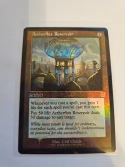 Aetherflux Reservoir Retro Frame FOIL MTG BRR LP - Image 1